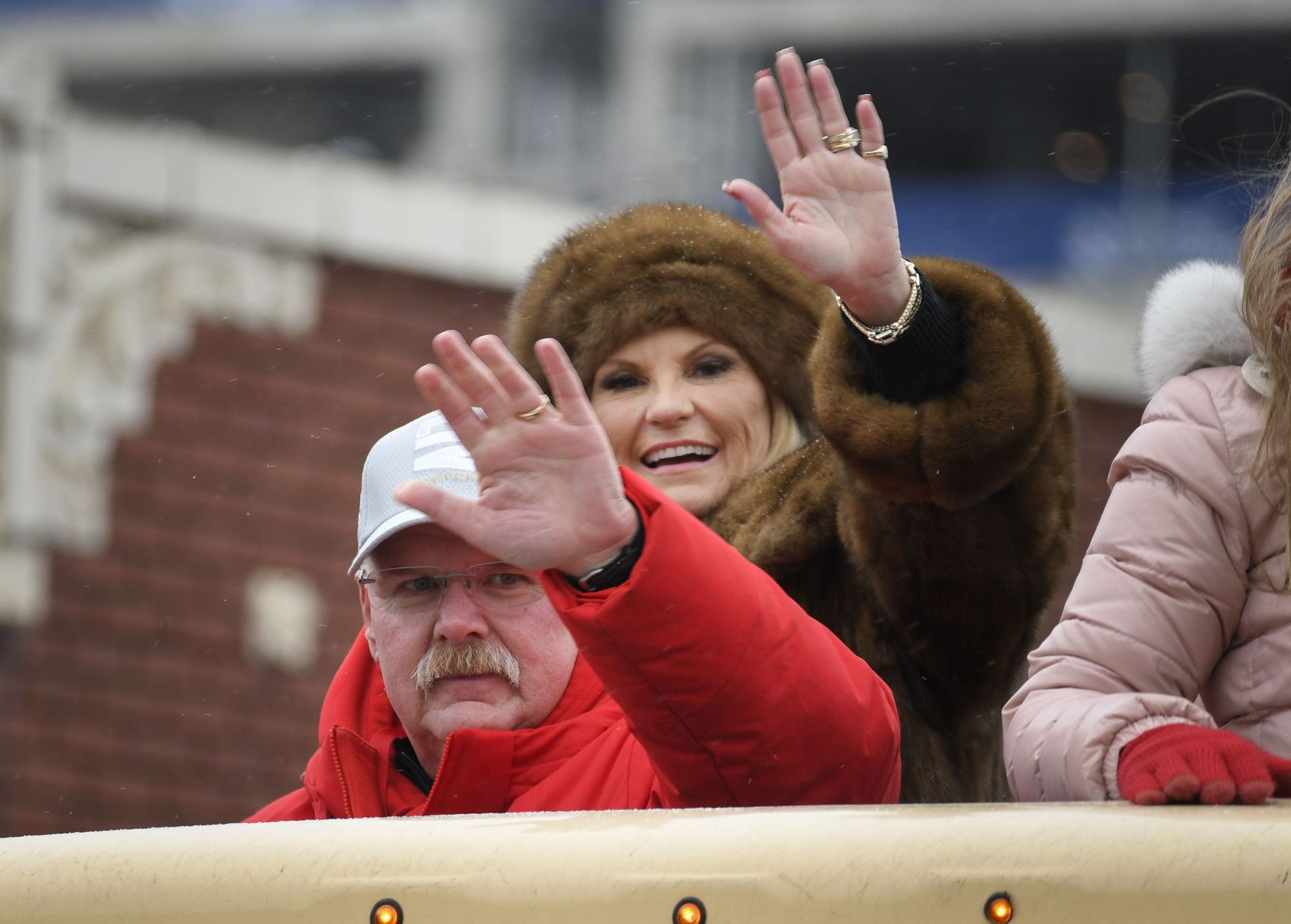 Coach Andy Reid and wife Tammy